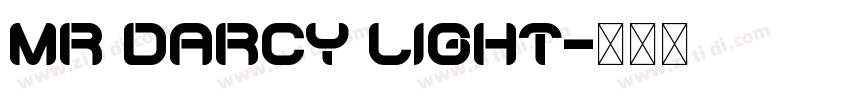 Mr Darcy Light字体转换